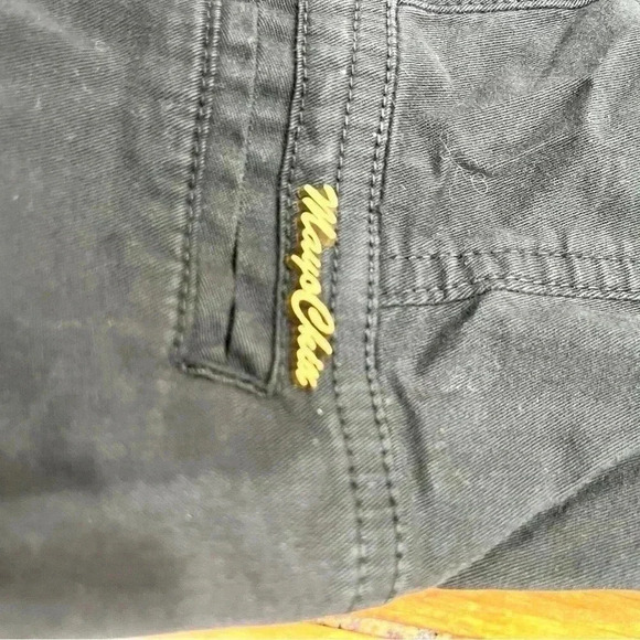 Mayo Chix Italian made, denim Jacket black, button front, fitted NWT - Picture 5 of 13